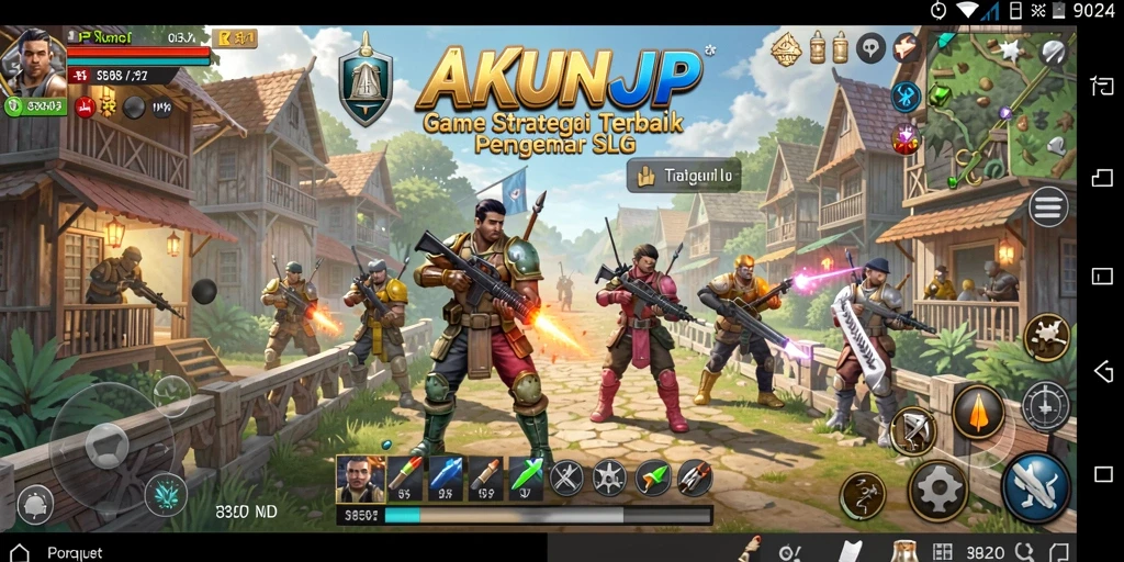 Tampilan menarik dari gameplay AKUNJP yang menantang.