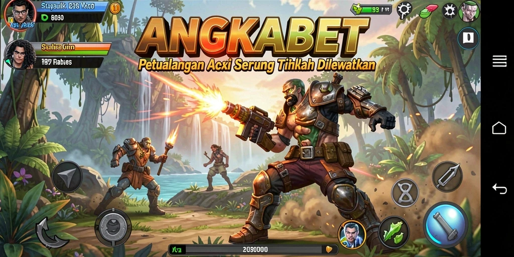 Tampilan gameplay seru dan action-packed dari ANGKABET.