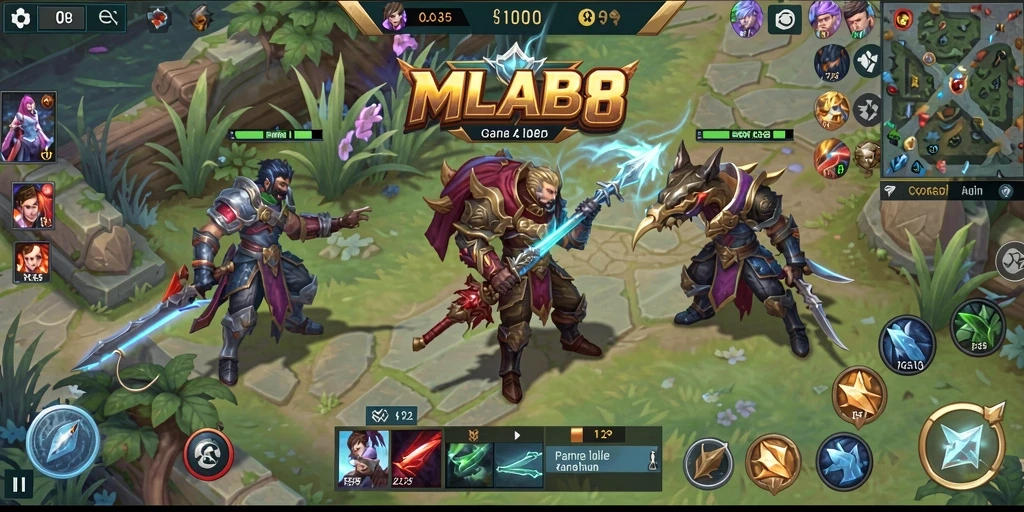 Tampilan gameplay MLBB8 menunjukkan karakter beraksi dalam mode Idle.