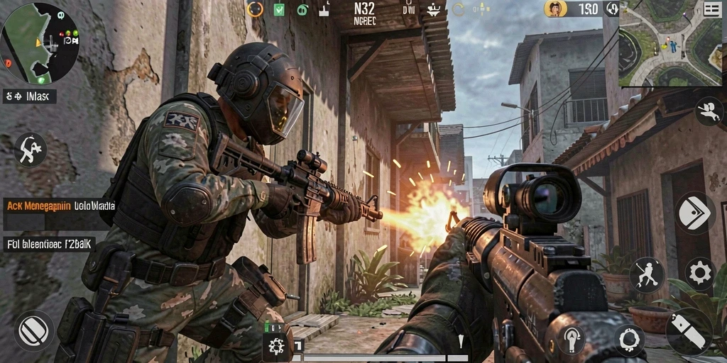 Tampilan gameplay N32 yang mendebarkan dan kompetitif.