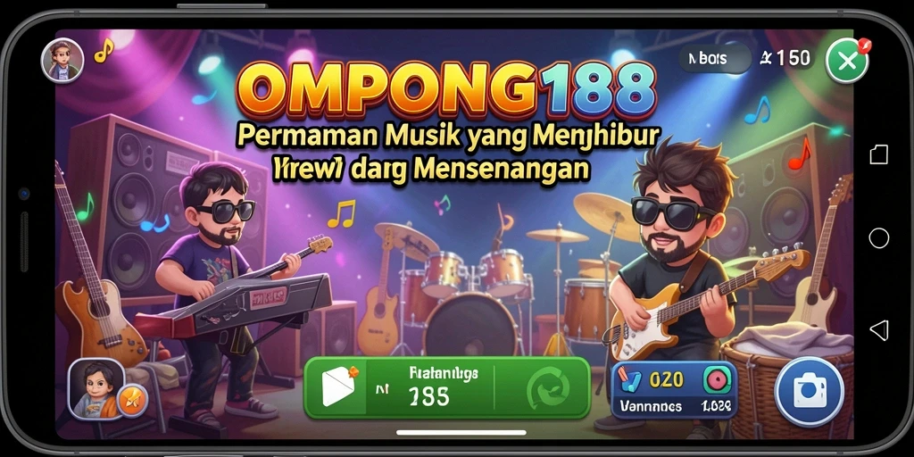 Tampilan gameplay OMPONG188 yang menyenangkan dan interaktif.