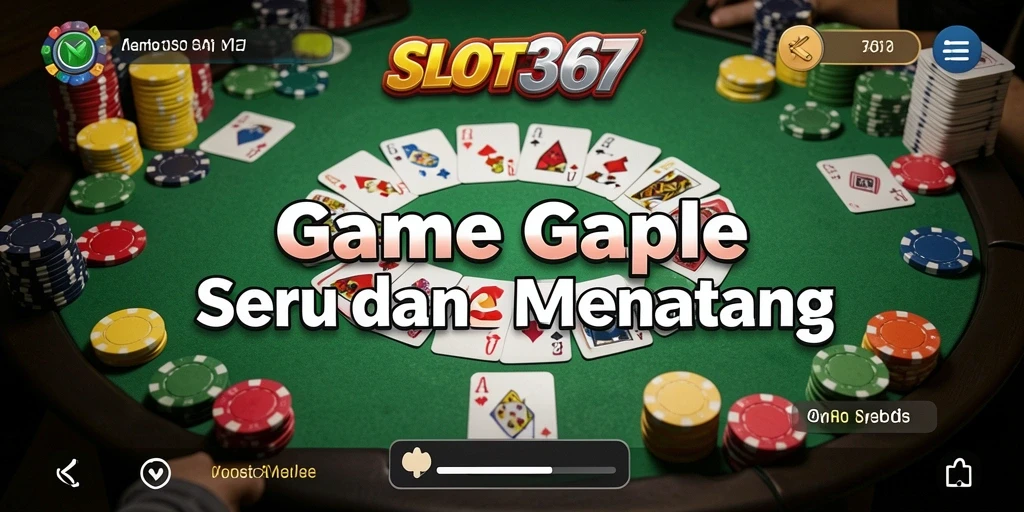 Tampilan gameplay seru dari SLOT367 saat bermain Gaple.